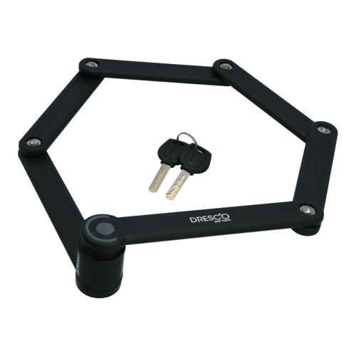 Uniek vouwslot 85 cm met sleutel en houder