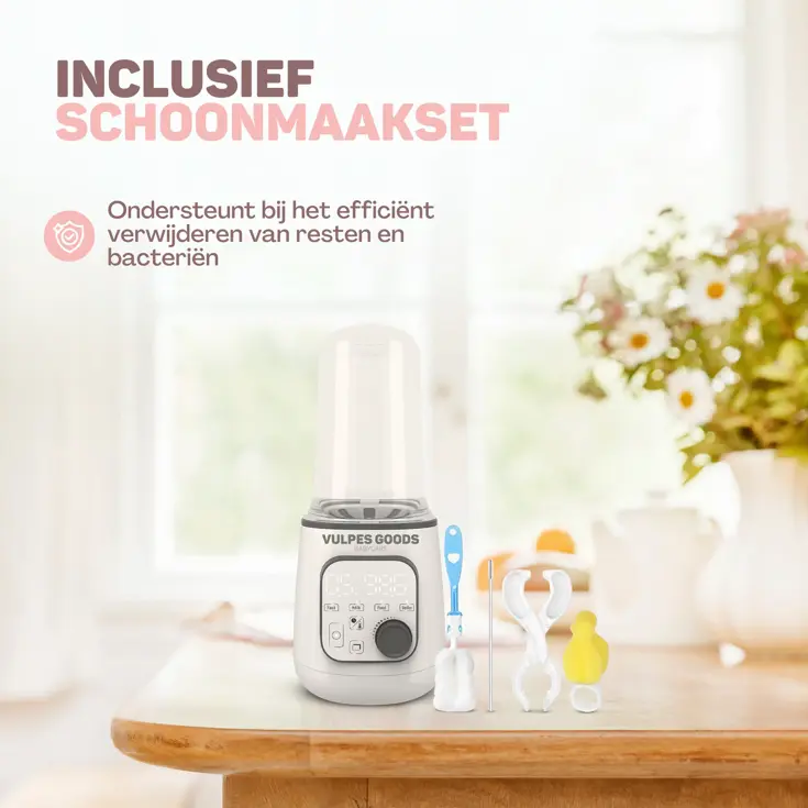 Flessenwarmer PRO 10in1 - Incl schoonmaakset