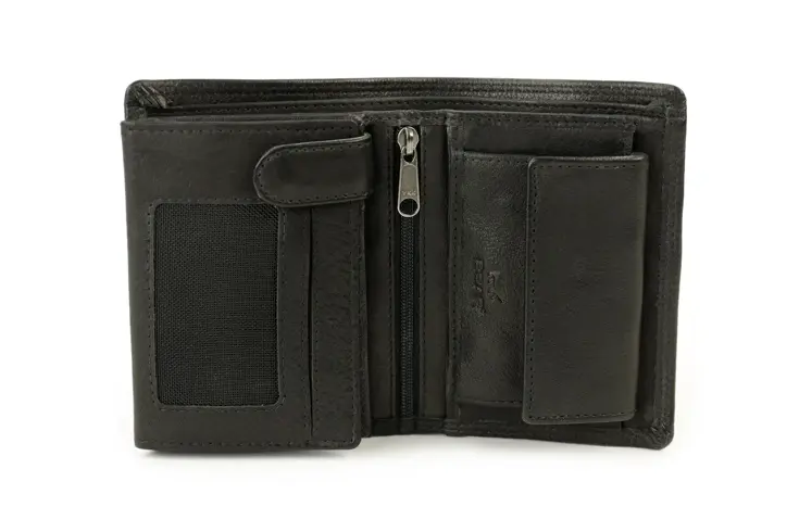 Aiden - Leren portemonnee - Billfold - Muntgeldvak