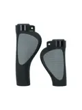 Handvatten Ergo City Plus 136/95mm Zwart/Grijs