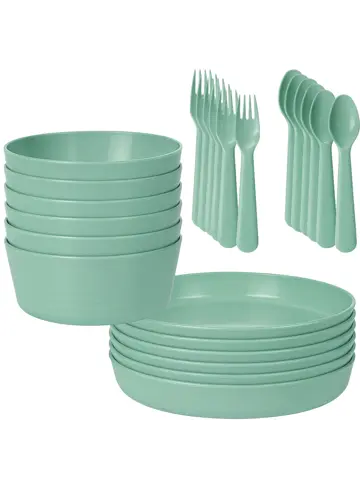 Serviesset 24-delig - Picknickset