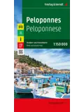 Wegenkaart Peloponnesos