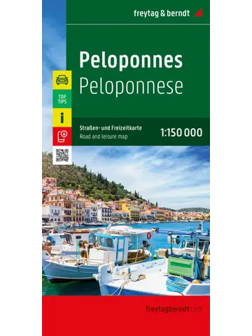 Wegenkaart Peloponnesos