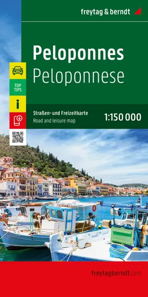 Wegenkaart Peloponnesos