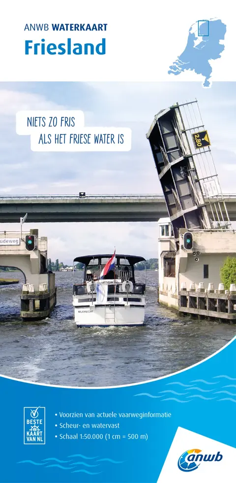 ANWB Waterkaart Friesland