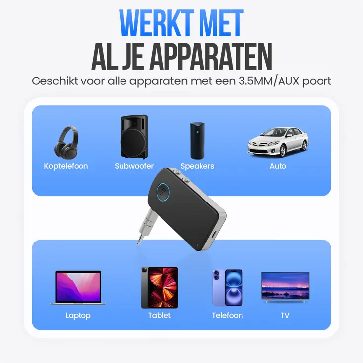Bluetooth Receiver - 3.5MM AUX