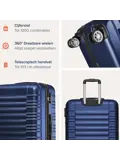Kofferset – 3 Delig – 38L – Donkerblauw