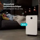 Bloomfold Luchtontvochtiger 16L per dag