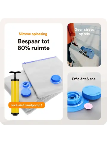 Vacuumzakken kleding & dekbedden – 14-delige set