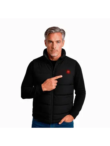 Infrarood Verwarmde Bodywarmer- Heren