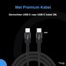 Snellader 35W USB-A & USB-C Met Kabel