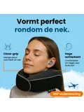 Reiskussen Set - Nekkussen Vliegtuig Memory Foam