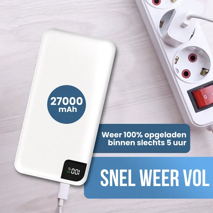 Powerbank 27.000mAh