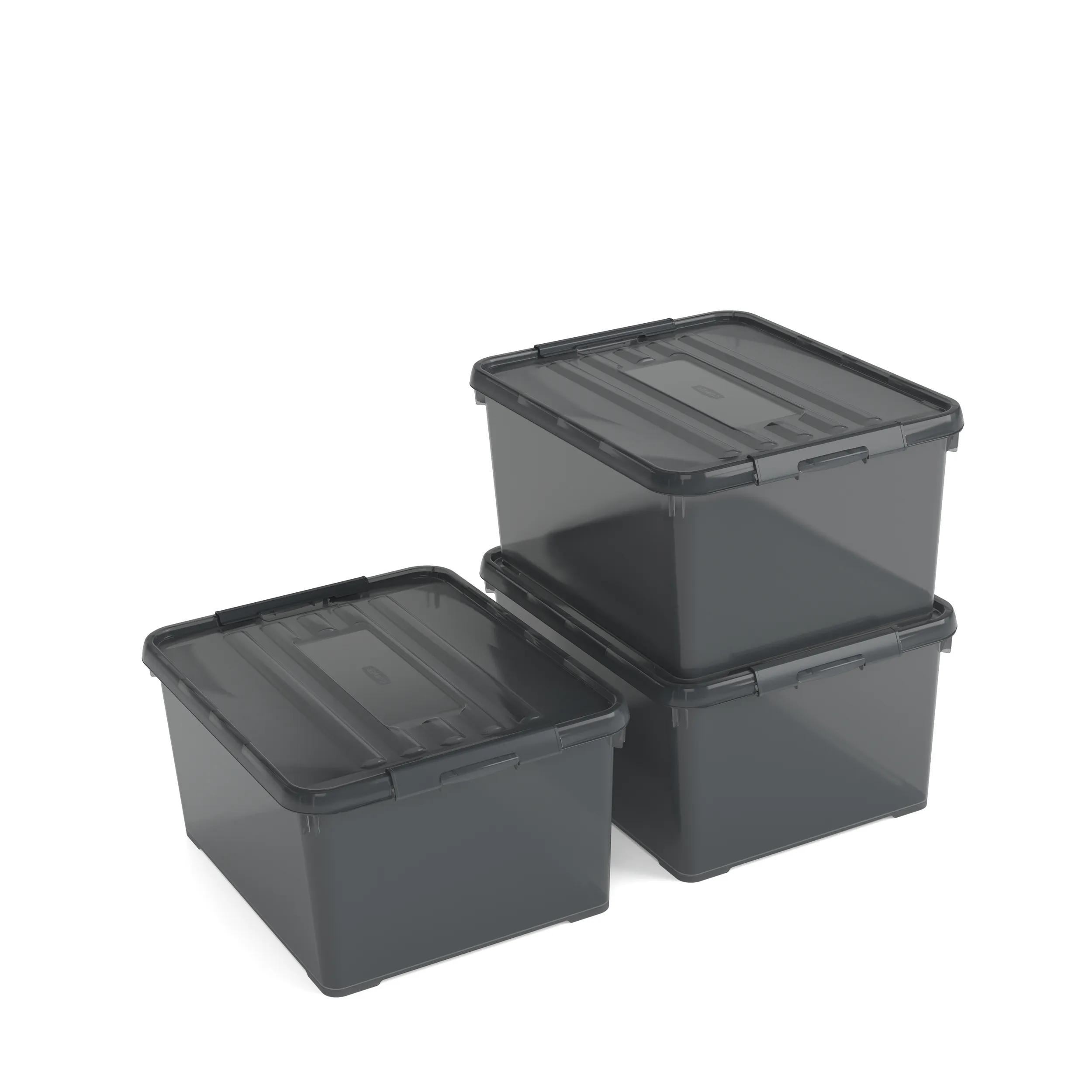 Curver  Handy+ Opbergbox  3 stuks van 35L  Gray main product image