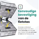 Voltano Dubbele Fietstas Floral Elegance