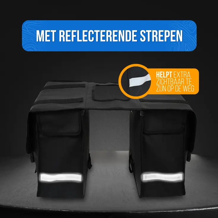 Fietstassen Dubbel Waterdicht - 40L