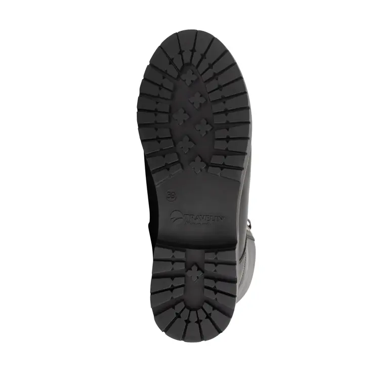 Torpsund Dames - Veterboots met rits - Wol gevoerd