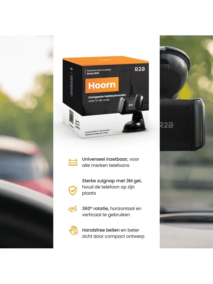 Telefoonhouder Auto Zuignap Dashboard