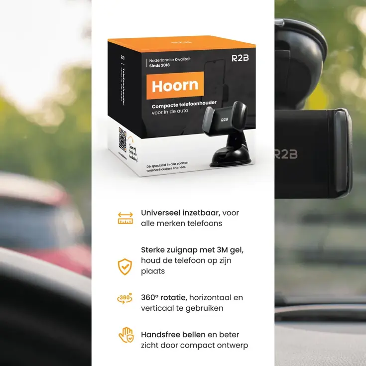 Telefoonhouder Auto Zuignap Dashboard