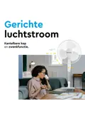 Statiefventilator 40 cm – verstelbaar – 3 standen