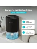 Compacte luchtontvochtiger
