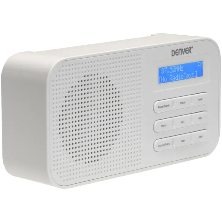 DAB+/FM Radio Alarmfunctie Werkt op AA-batterijen