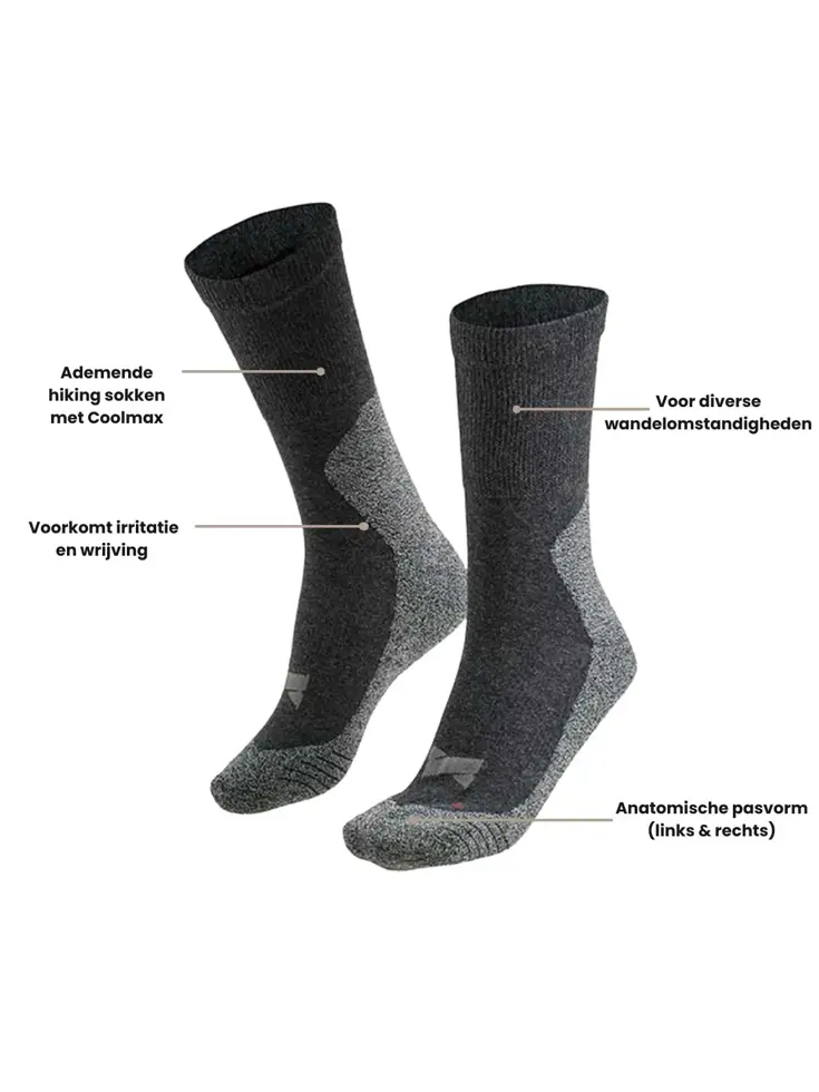 2 paar - Hiking Sokken