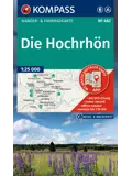 Wandelkaart WK462 Die Hochrhön