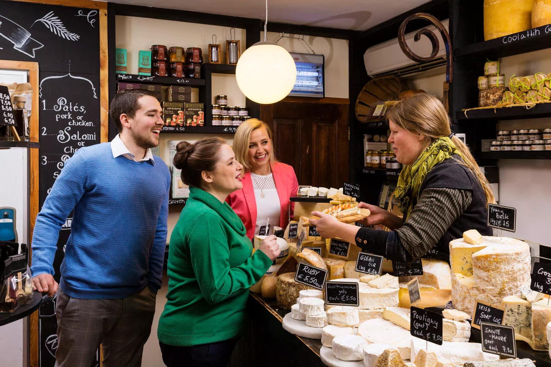 Group cheese tasting, Dingle, Kerry