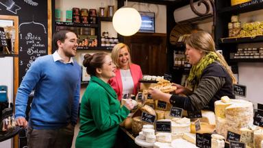 Group cheese tasting, Dingle, Kerry