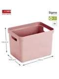 Sigma home - Opbergbox - 18L - 4-delig