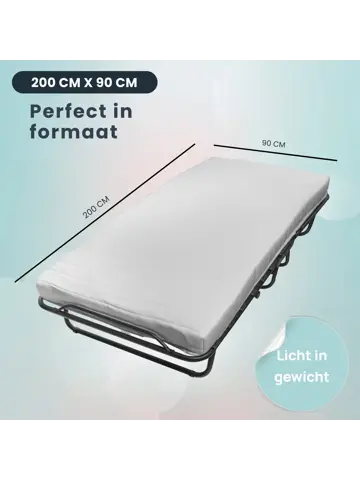 Troonz Vouwbed Verona - 90 x 200 - Set