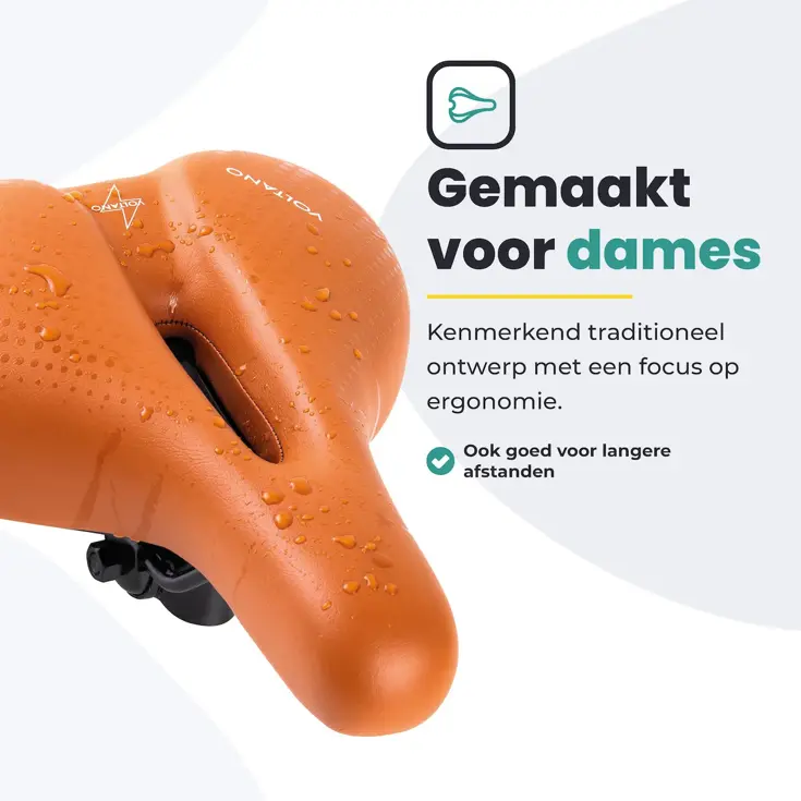 Voltano Dames Fietszadel Uitsparing