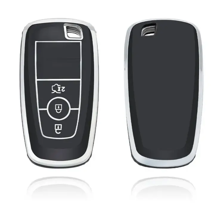 TPU Sleutelhoesje voor Ford zwart B3