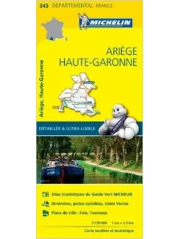 Wegenkaart Local 343 Ariege