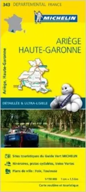 Wegenkaart Local 343 Ariege