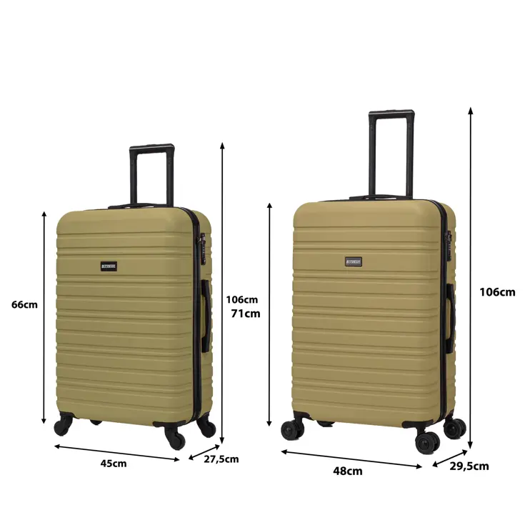 Kofferset 4 delige ABS 29 39 74 en 95L TSA-slot