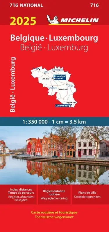 wegenkaart 716 België/Luxemburg 2025