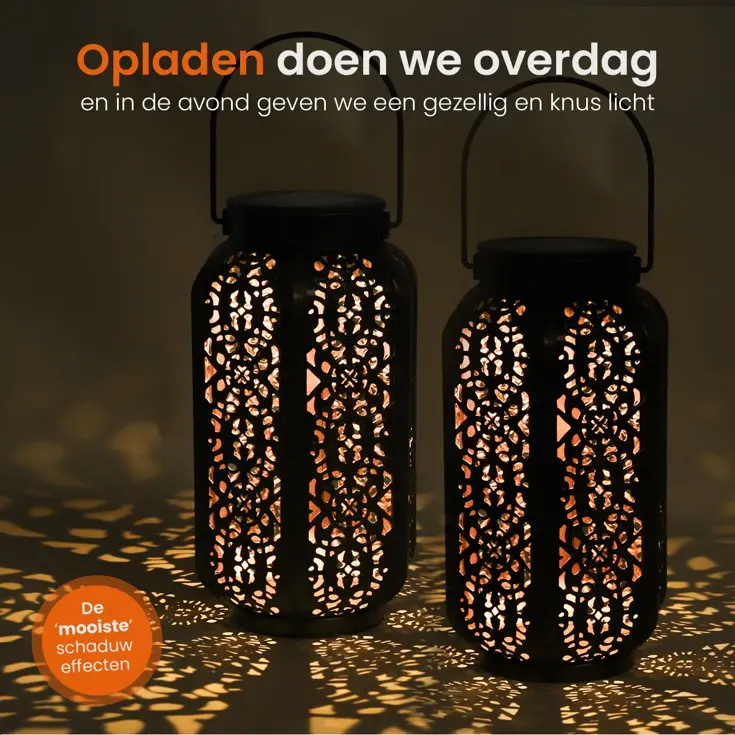 Solar Tafellamp Spark – 2 Stuks - LED