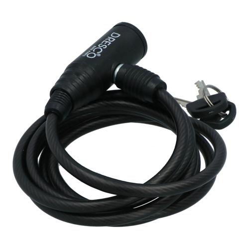 Compact en flexibel kabelslot 150cm met 2 sleutels