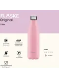 FLASKE 1 liter  RVS Drinkfles