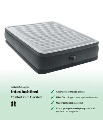 Luchtbed - Intex - 2P - 152x203 + Pomp