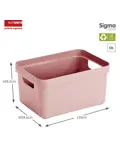Sigma home - Opbergbox - 13L - 6-delig