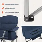 TRVLMORE Campingstoelen 2 stuks XL