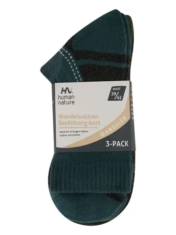 Reeënberg - 3-pack korte sokken - Human Nature