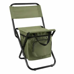 Jonska Inklapbare campingstoel met koeltas