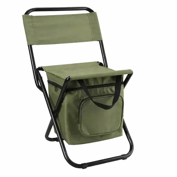Jonska Inklapbare campingstoel met koeltas