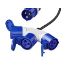 CEE 3-weg splitter 16A 150cm 3x2,5mm²