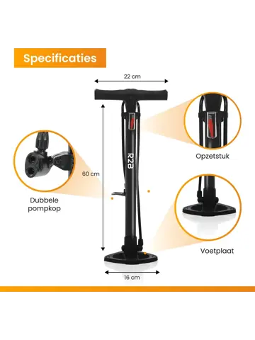 Staande Fietspomp - Vloerpomp