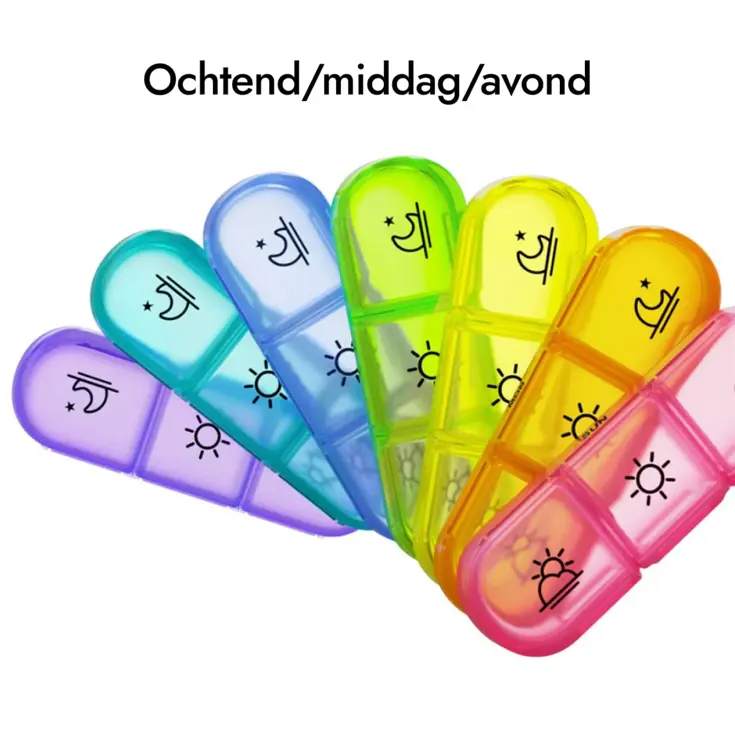 Pillendoos 7 Dagen – 3 Vakken